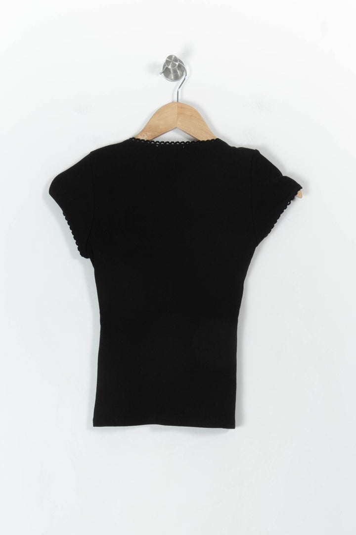 Tee-shirt Noir - Taille M/38 de la marque Rouje | PARAD107731 - Vendu par Paradigme - Image 4