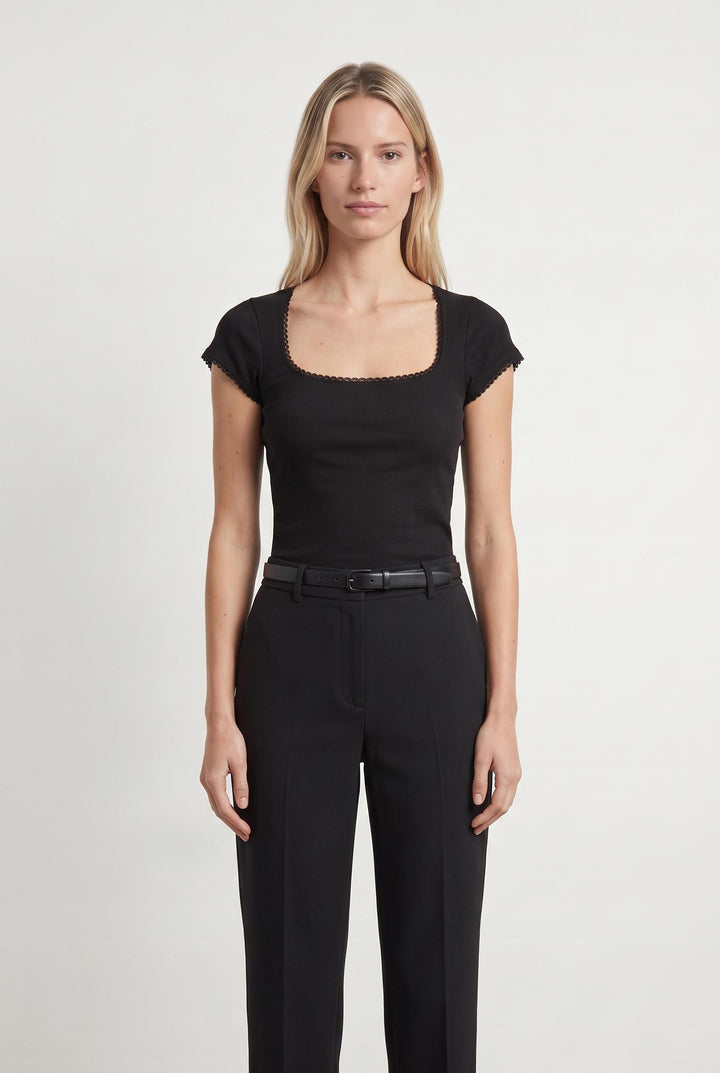 Tee-shirt Noir - Taille M/38 de la marque Rouje | PARAD107731 - Vendu par Paradigme - Image 1