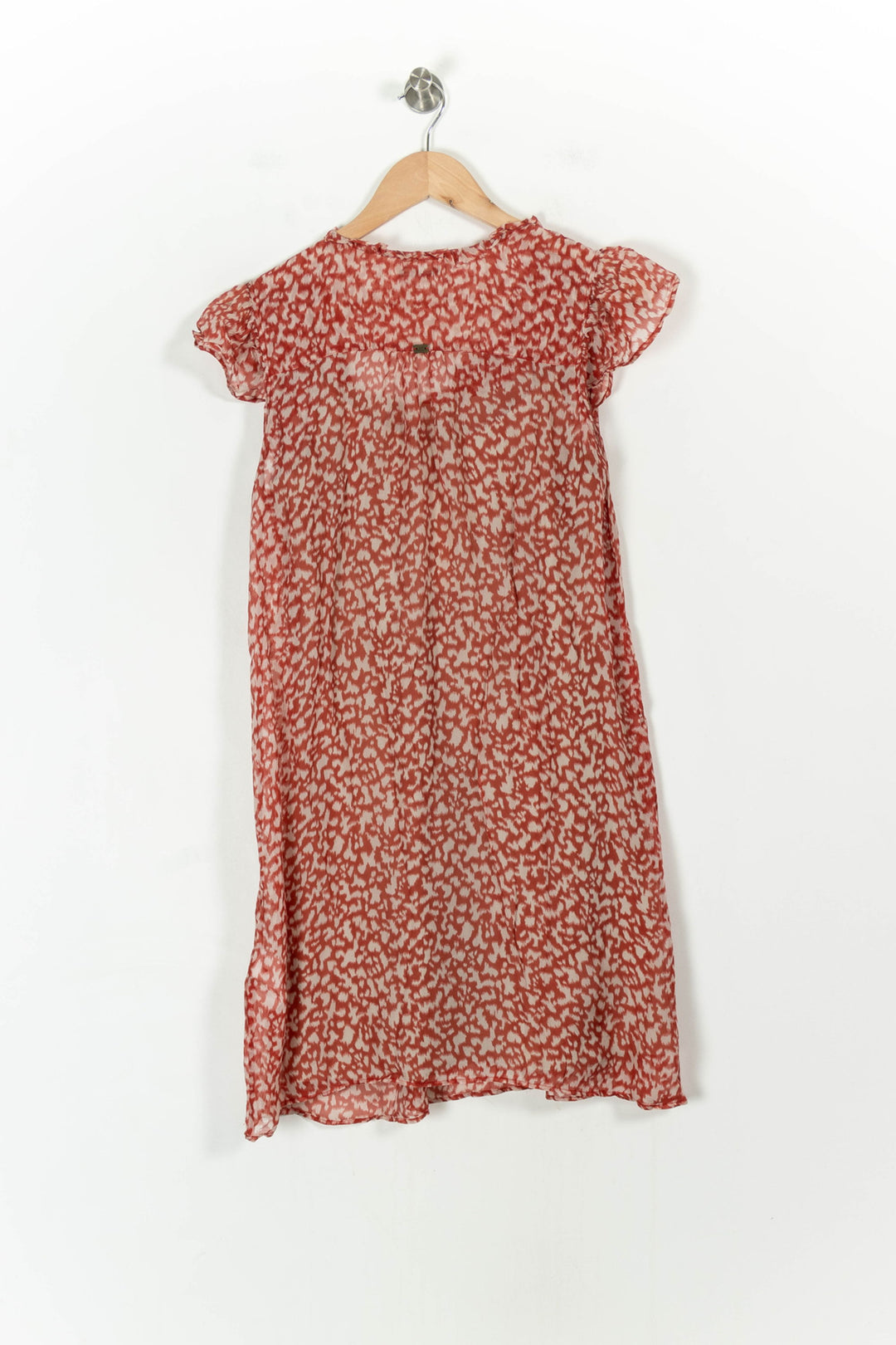 Robe Fluide Rouge et Blanche - Taille M/38 de la marque IKKS | PARAD107738 - Vendu par Paradigme - Image 4