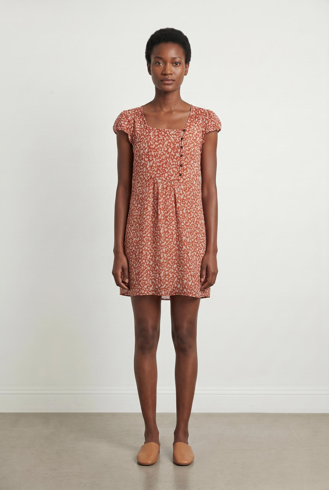Robe Fluide Rouge et Blanche - Taille M/38 de la marque IKKS | PARAD107738 - Vendu par Paradigme - Image 1
