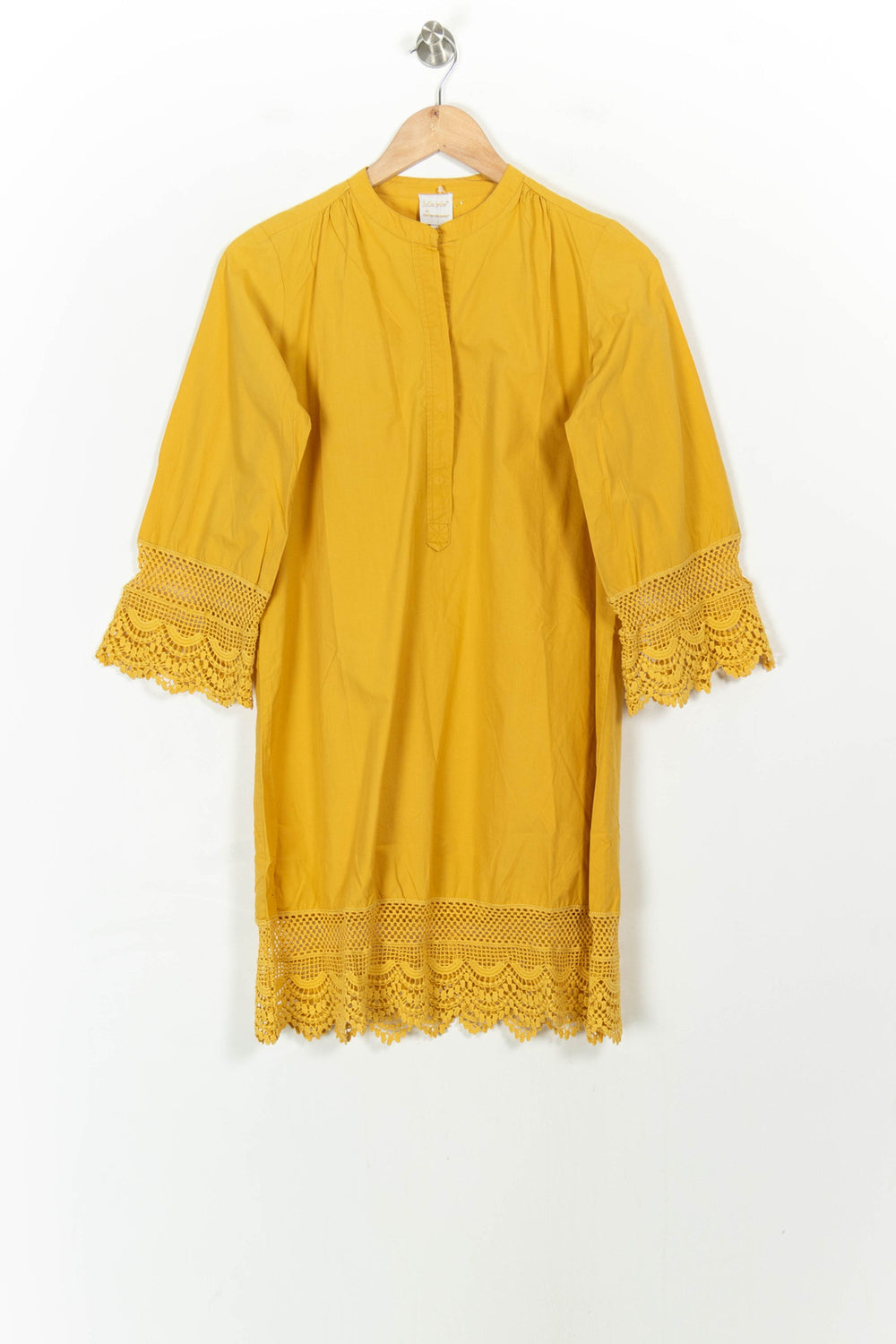 Robe Droite Jaune - Taille S/36 de la marque Petite Mendigote | PARAD107739 - Vendu par Paradigme - Image 2
