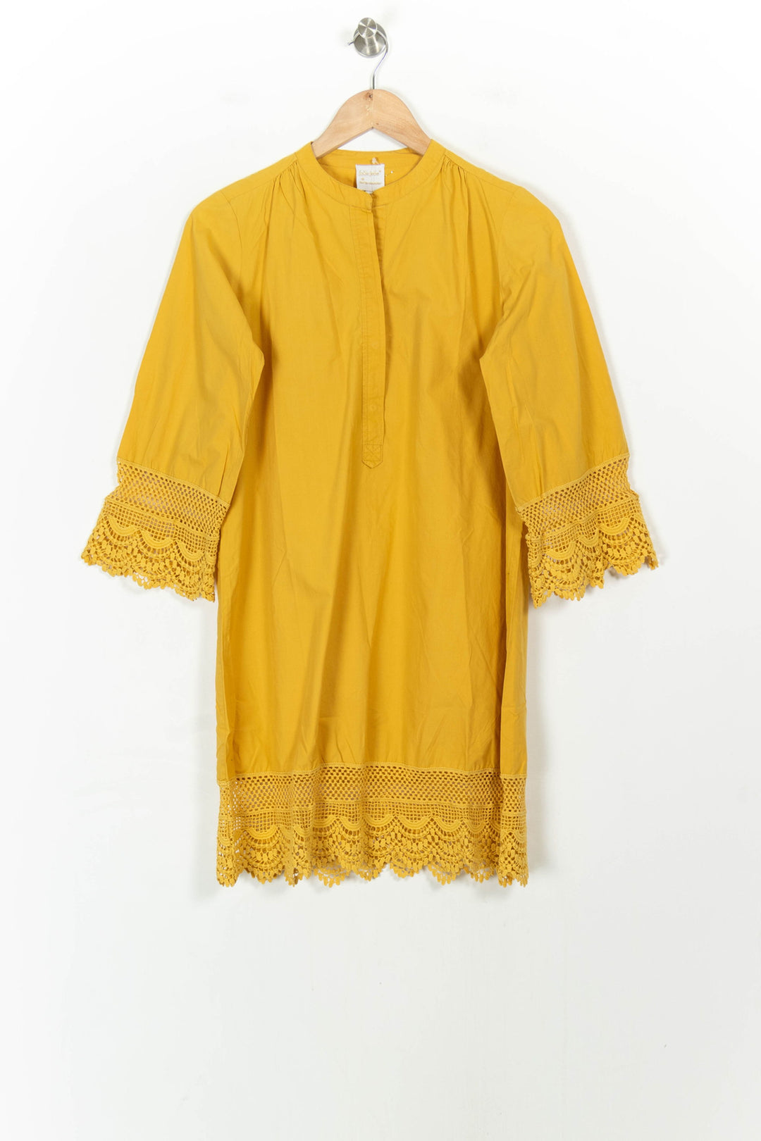 Robe Droite Jaune - Taille S/36 de la marque Petite Mendigote | PARAD107739 - Vendu par Paradigme - Image 2