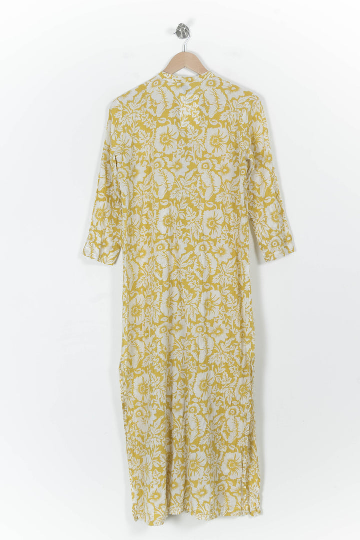Robe Longue Jaune et Blanche - Taille M/38 de la marque Petite Mendigote | PARAD107745 - Vendu par Paradigme - Image 4