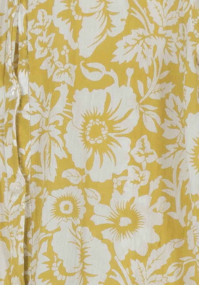 Robe Longue Jaune et Blanche - Taille M/38 de la marque Petite Mendigote | PARAD107745 - Vendu par Paradigme - Image 3