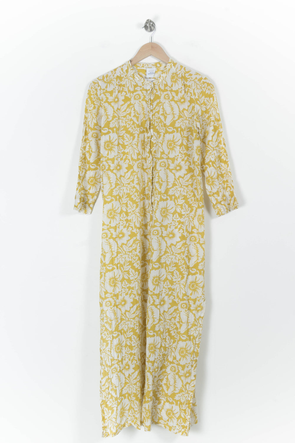 Robe Longue Jaune et Blanche - Taille M/38 de la marque Petite Mendigote | PARAD107745 - Vendu par Paradigme - Image 2