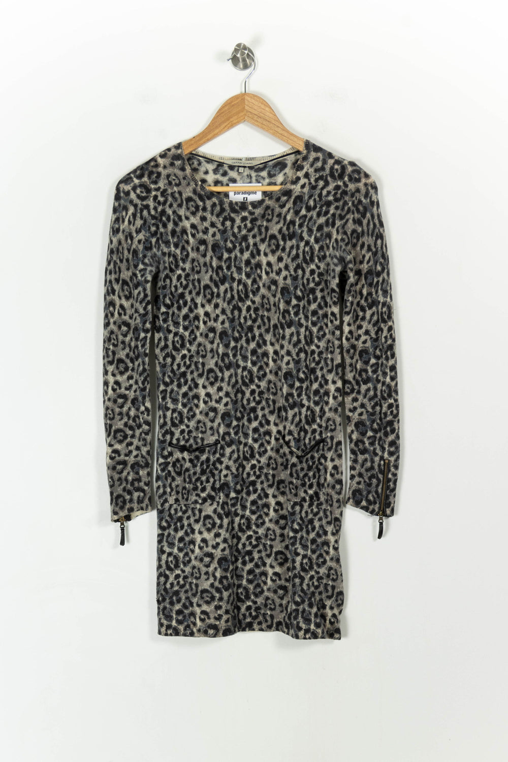 Robe Courte Beige et Noir - Taille S/36 de la marque Gerard Darel | PARAD107749 - Vendu par Paradigme - Image 2