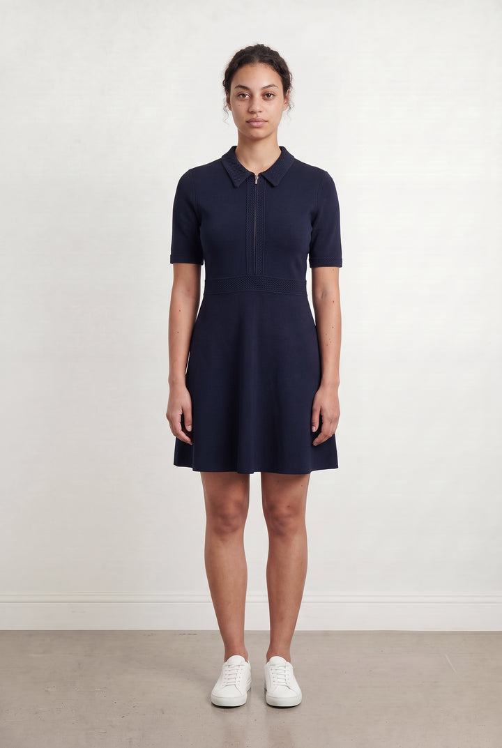 Robe Patineuse Bleue - Taille L/40 de la marque Caroll | PARAD107751 - Vendu par Paradigme - Image 1