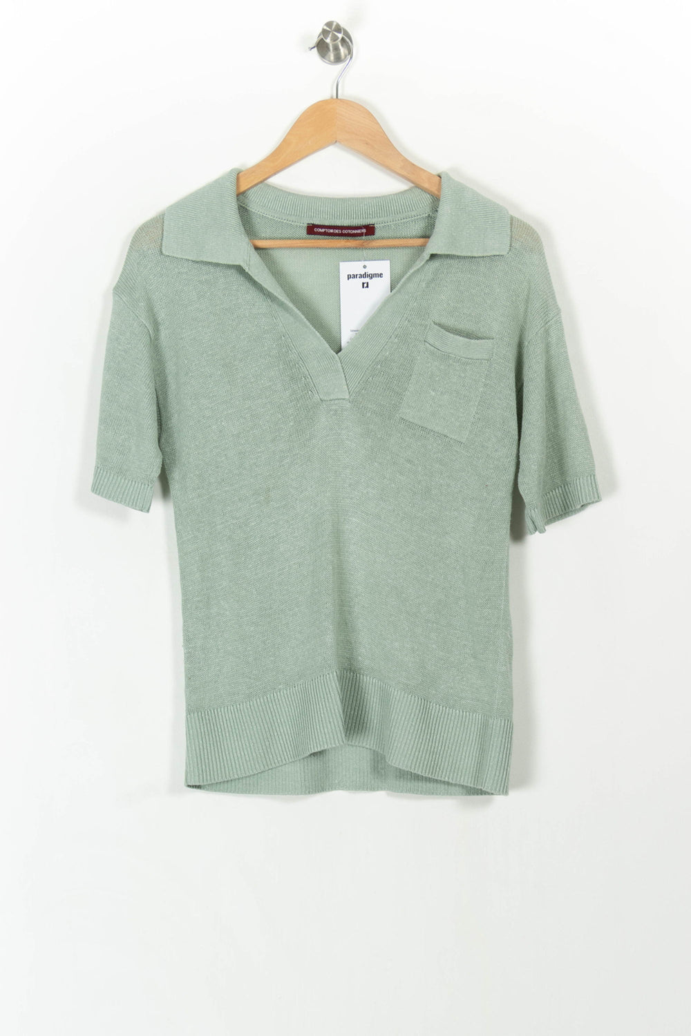 Pull Vert - Taille M/38 de la marque Comptoir des Cotonniers | PARAD107753 - Vendu par Paradigme - Image 2