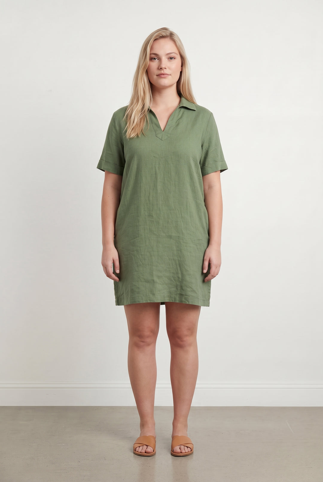 Robe Chemise Verte - Taille XL/42 de la marque Comptoir des Cotonniers | PARAD107754 - Vendu par Paradigme - Image 1