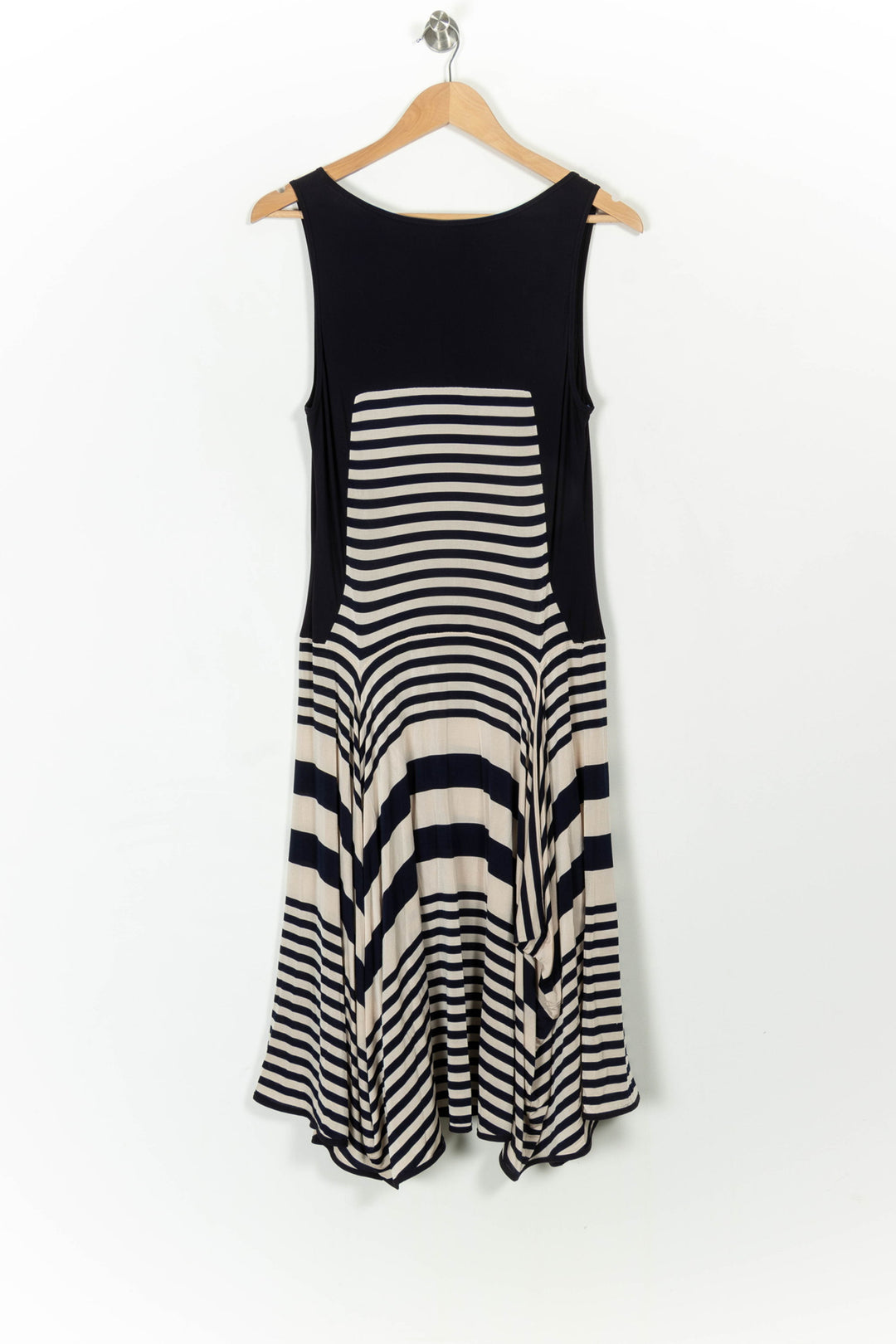 Robe Rayée Bleue et Blanche - Taille XL/42 de la marque Indies | PARAD107756 - Vendu par Paradigme - Image 4