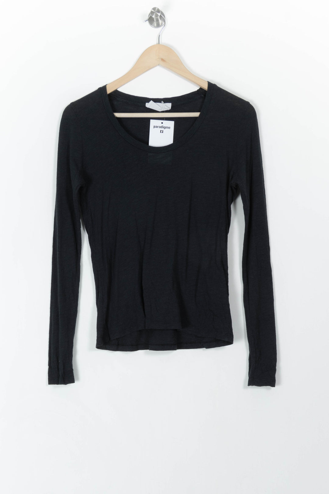 Pull Bleu - Taille XS/34 de la marque American Vintage | PARAD107757 - Vendu par Paradigme - Image 2