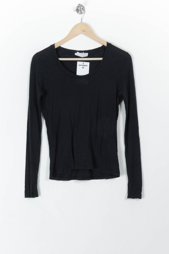 Pull Bleu - Taille XS/34 de la marque American Vintage | PARAD107757 - Vendu par Paradigme - Image 2