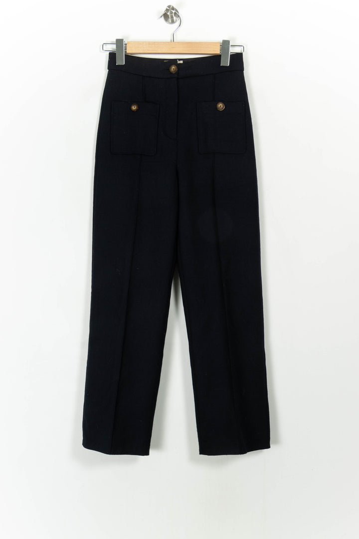 Pantalon Bleu - Taille XS/34 de la marque Sézane | PARAD107758 - Vendu par Paradigme - Image 2