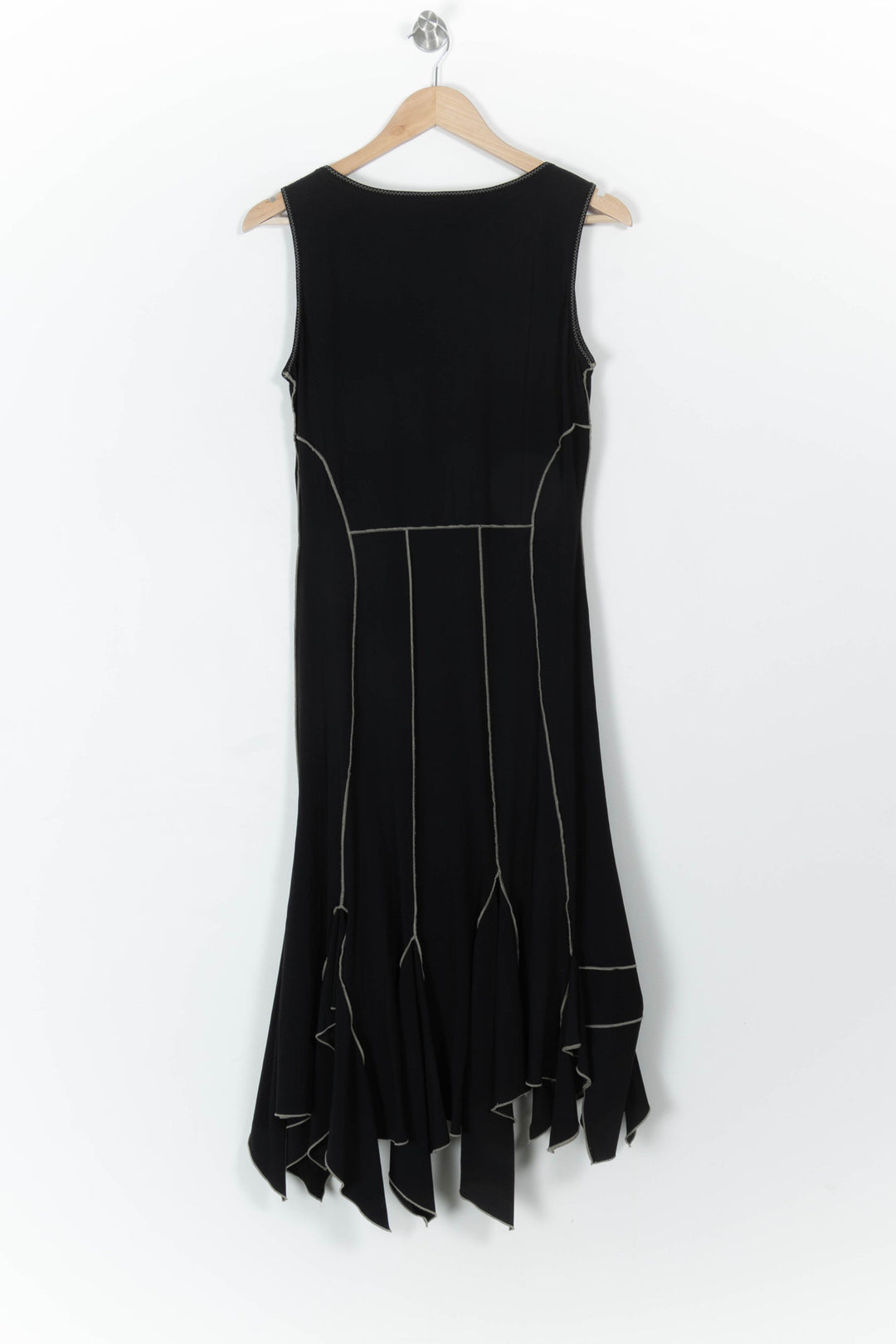 Robe Asymétrique Noire - Taille XL/42 de la marque Indies | PARAD107760 - Vendu par Paradigme - Image 4