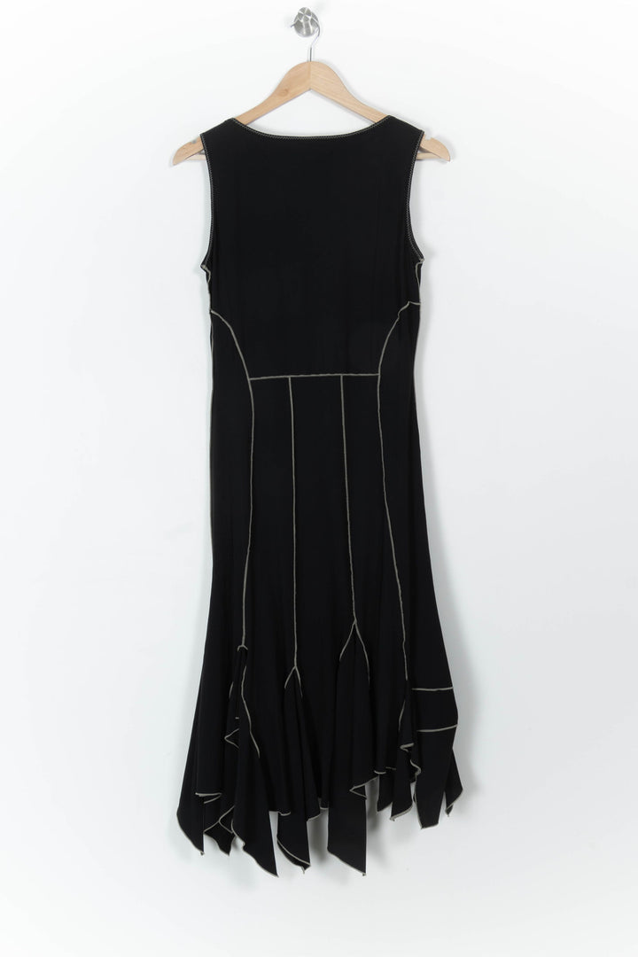 Robe Asymétrique Noire - Taille XL/42 de la marque Indies | PARAD107760 - Vendu par Paradigme - Image 4