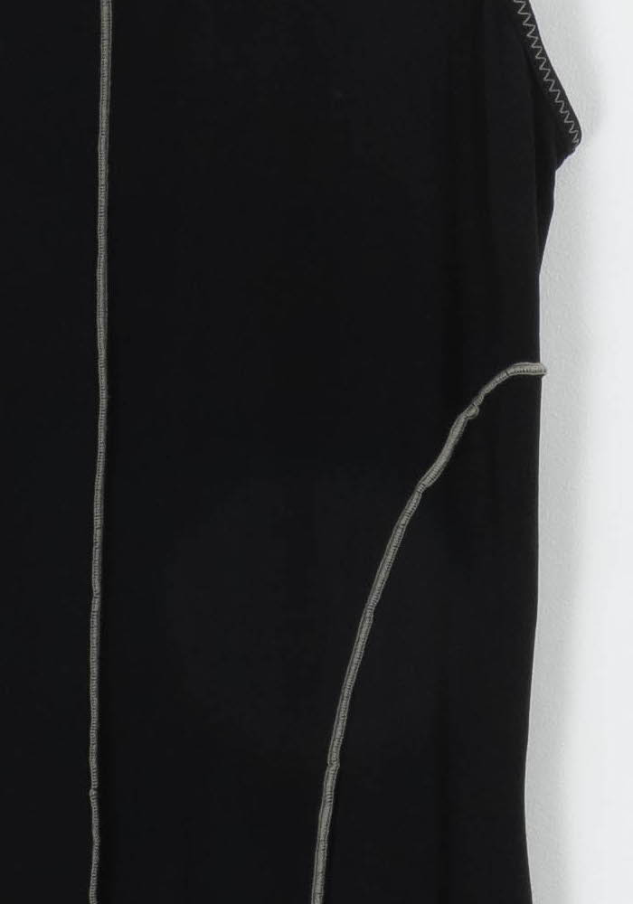 Robe Asymétrique Noire - Taille XL/42 de la marque Indies | PARAD107760 - Vendu par Paradigme - Image 3
