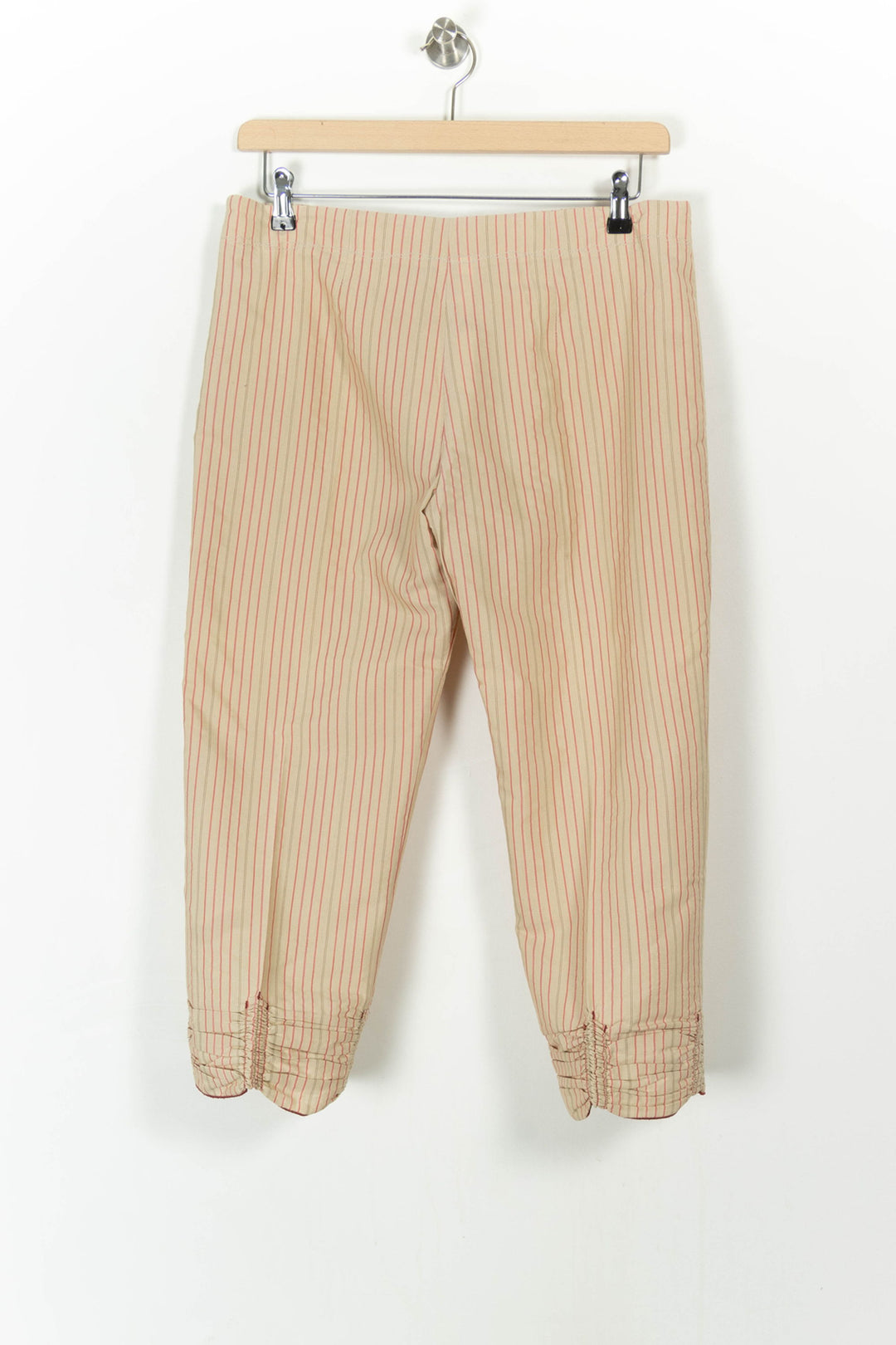 Pantalon Beige à Rayures Rouges - Taille XL/42 de la marque Indies | PARAD107761 - Vendu par Paradigme - Image 4
