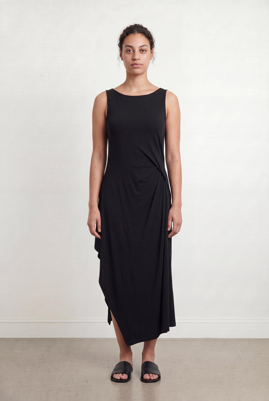 Robe Longue Noire - Taille L/40 de la marque Indies | PARAD107762 - Vendu par Paradigme - Image 1
