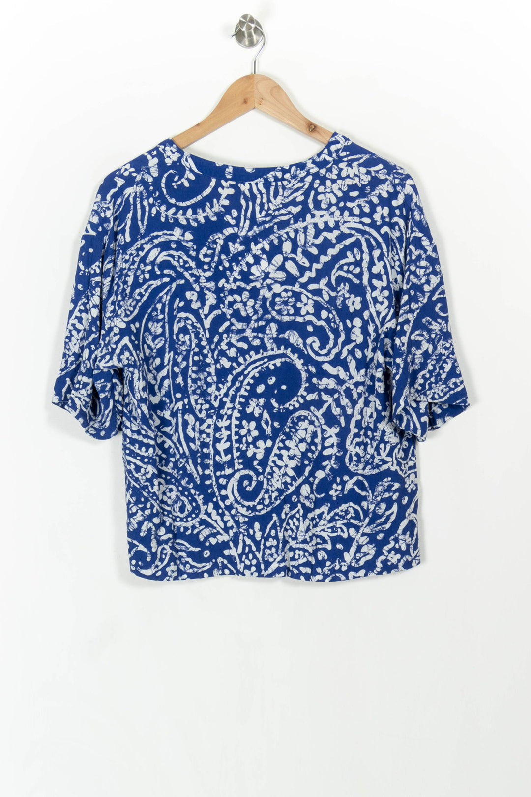 Blouse Bleu et Blanc - Taille S/36 de la marque Caroll | PARAD107769 - Vendu par Paradigme - Image 4