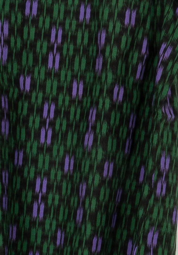 Blouse Verte et Violette - Taille S/36 de la marque La Fée Maraboutée | PARAD107774 - Vendu par Paradigme - Image 3