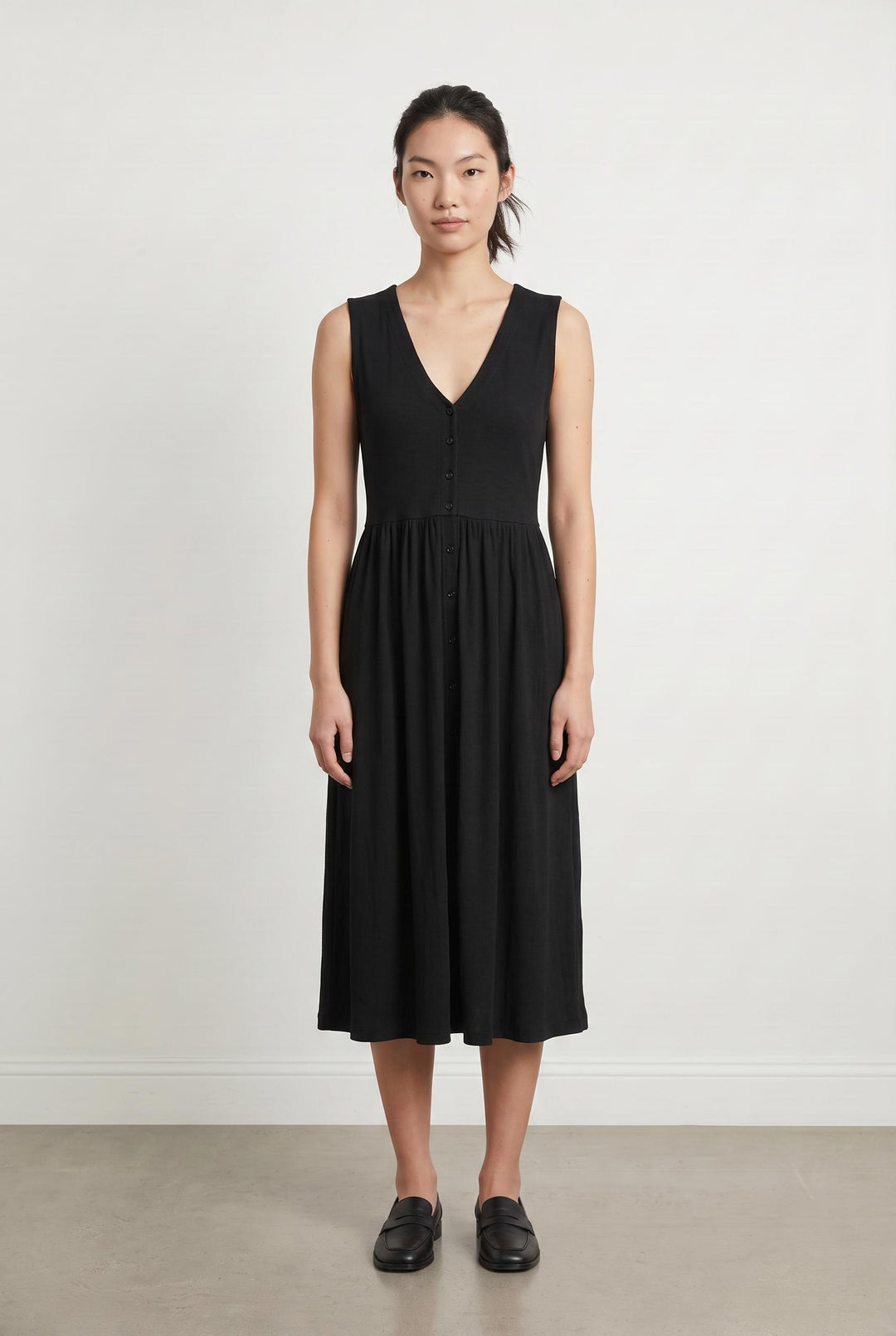 Robe Midi Noire - Taille M/38 de la marque Sessùn | PARAD107779 - Vendu par Paradigme - Image 1