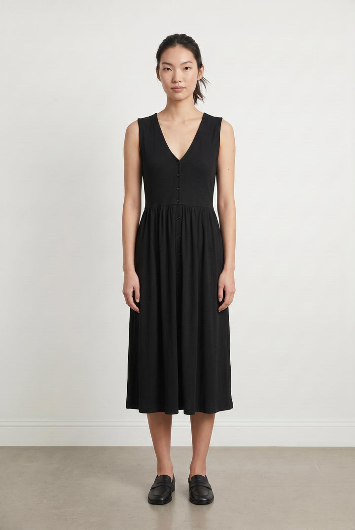 Robe Midi Noire - Taille M/38 de la marque Sessùn | PARAD107779 - Vendu par Paradigme - Image 1