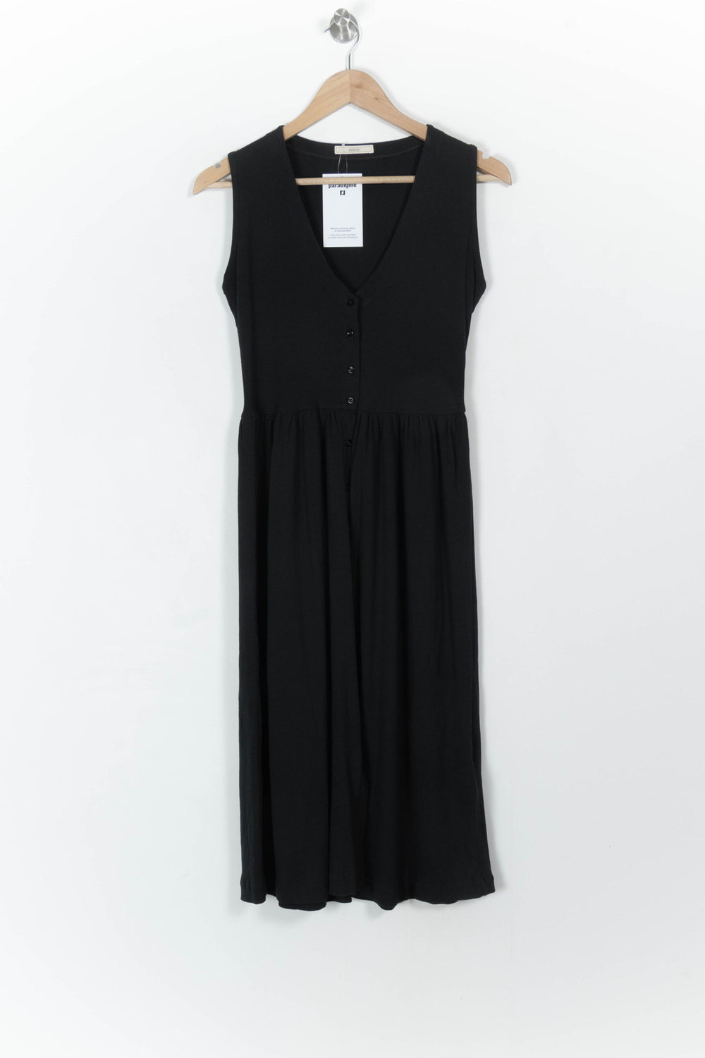 Robe Midi Noire - Taille M/38 de la marque Sessùn | PARAD107779 - Vendu par Paradigme - Image 2