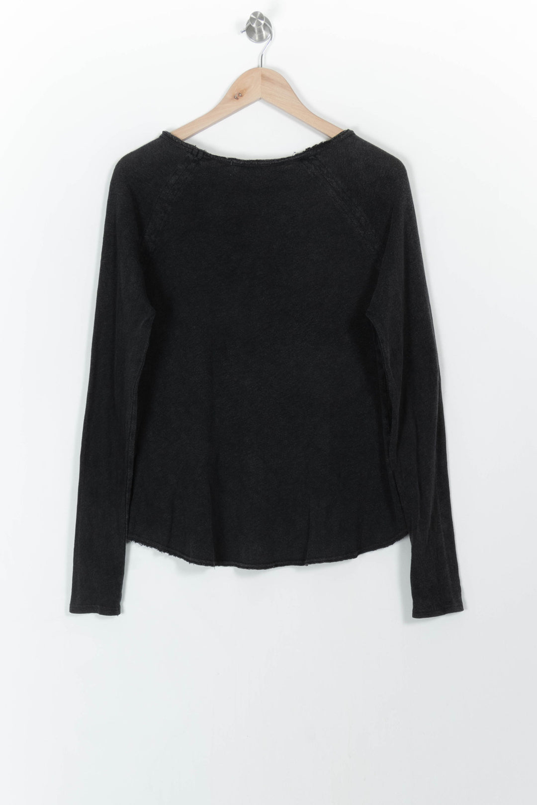 Tee-shirt Manches Longues Noir - Taille M/38 de la marque American Vintage | PARAD107780 - Vendu par Paradigme - Image 4