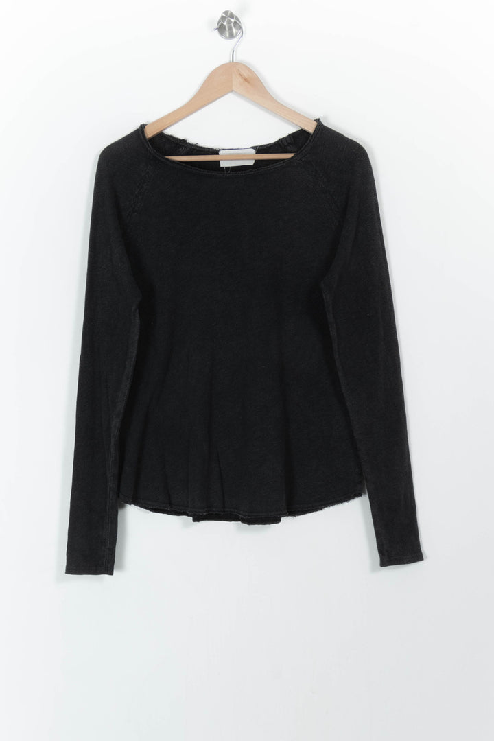 Tee-shirt Manches Longues Noir - Taille M/38 de la marque American Vintage | PARAD107780 - Vendu par Paradigme - Image 2