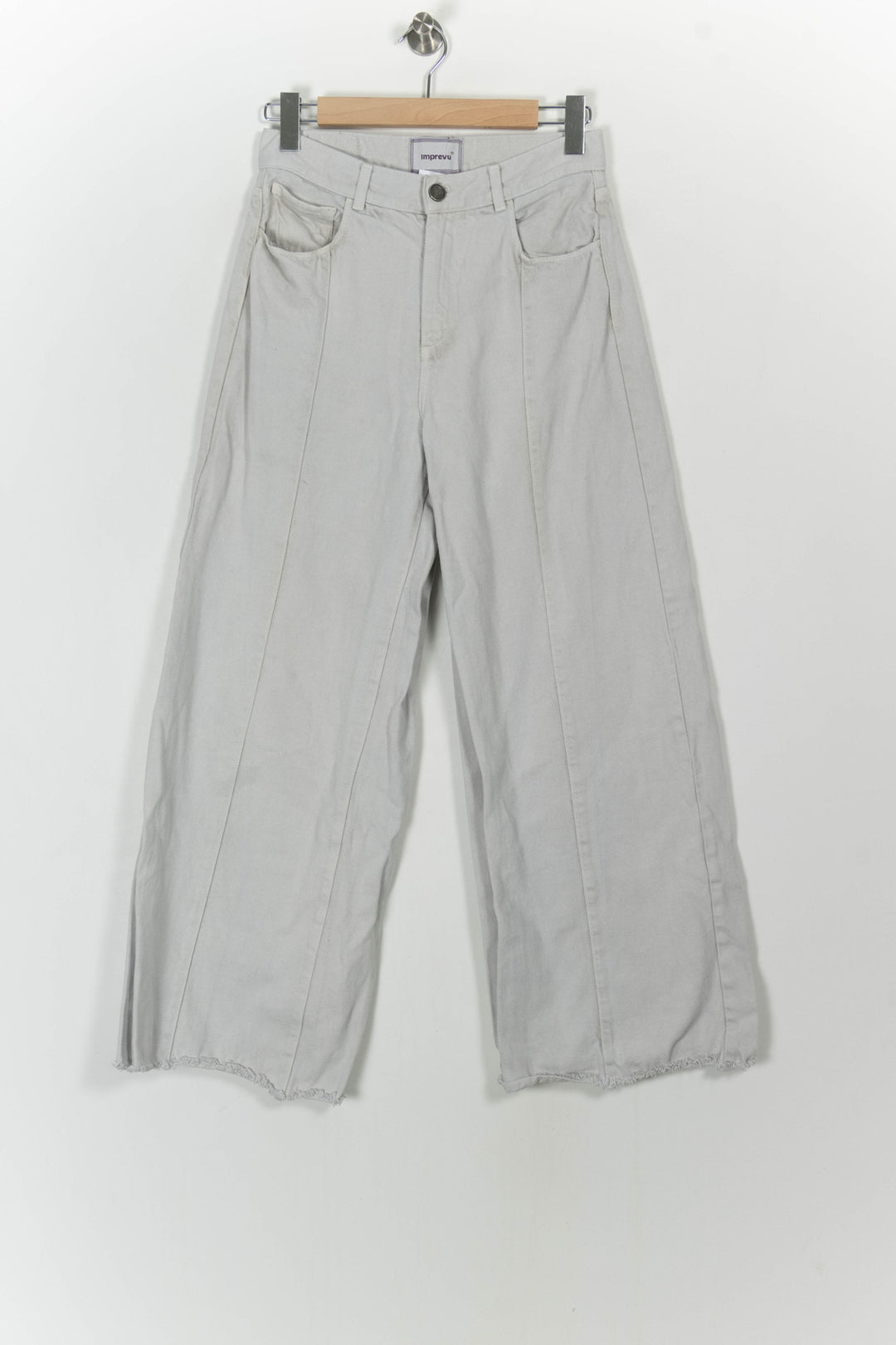 Jean Large Gris - Taille M/38 de la marque Imprevu | PARAD107784 - Vendu par Paradigme - Image 2