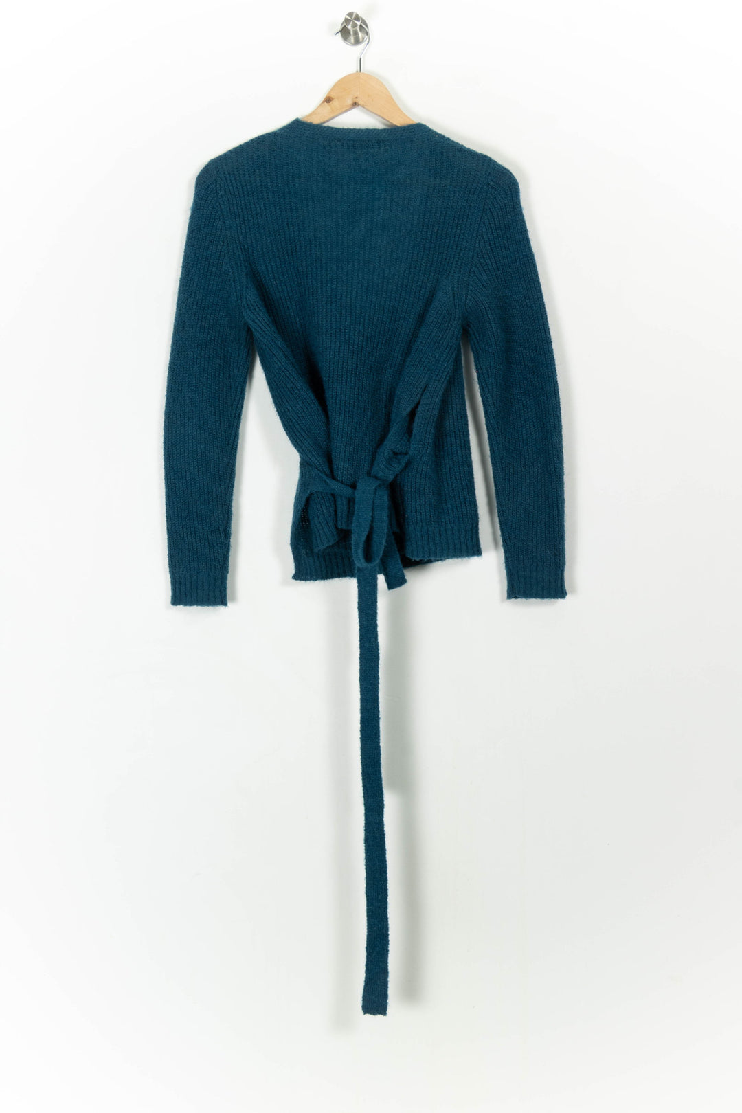 Gilet Cache-Cœur Bleu - Taille S/36 de la marque La Fée Maraboutée | PARAD107791 - Vendu par Paradigme - Image 4