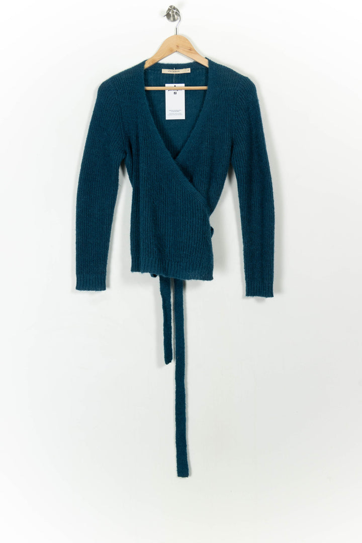 Gilet Cache-Cœur Bleu - Taille S/36 de la marque La Fée Maraboutée | PARAD107791 - Vendu par Paradigme - Image 2