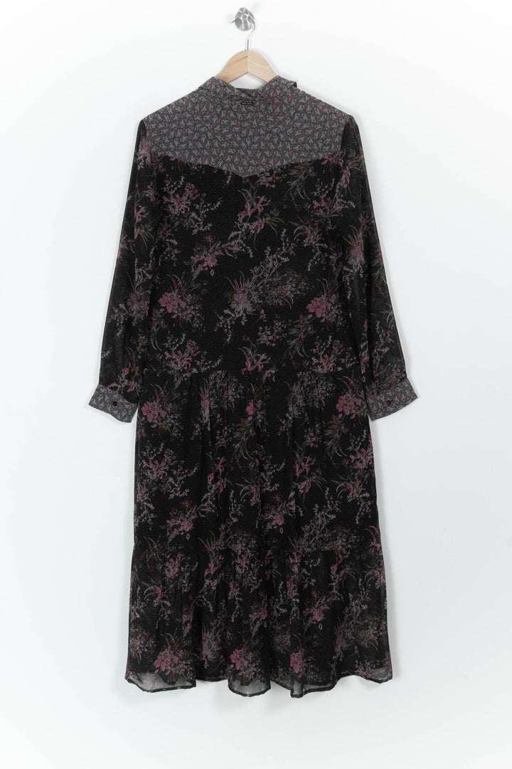 Robe Longue Noire et Violette - Taille L/40 de la marque One Step | PARAD107796 - Vendu par Paradigme - Image 4