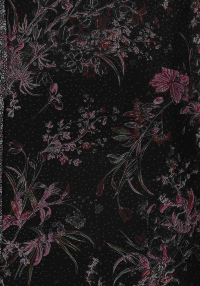 Robe Longue Noire et Violette - Taille L/40 de la marque One Step | PARAD107796 - Vendu par Paradigme - Image 3
