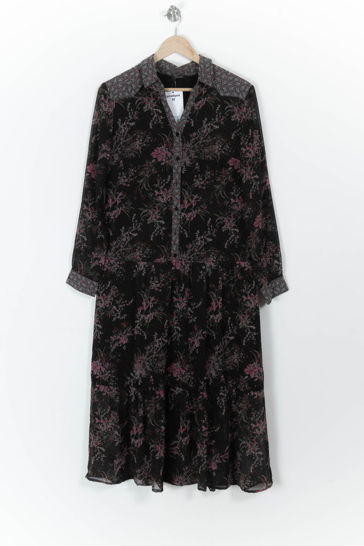 Robe Longue Noire et Violette - Taille L/40 de la marque One Step | PARAD107796 - Vendu par Paradigme - Image 2