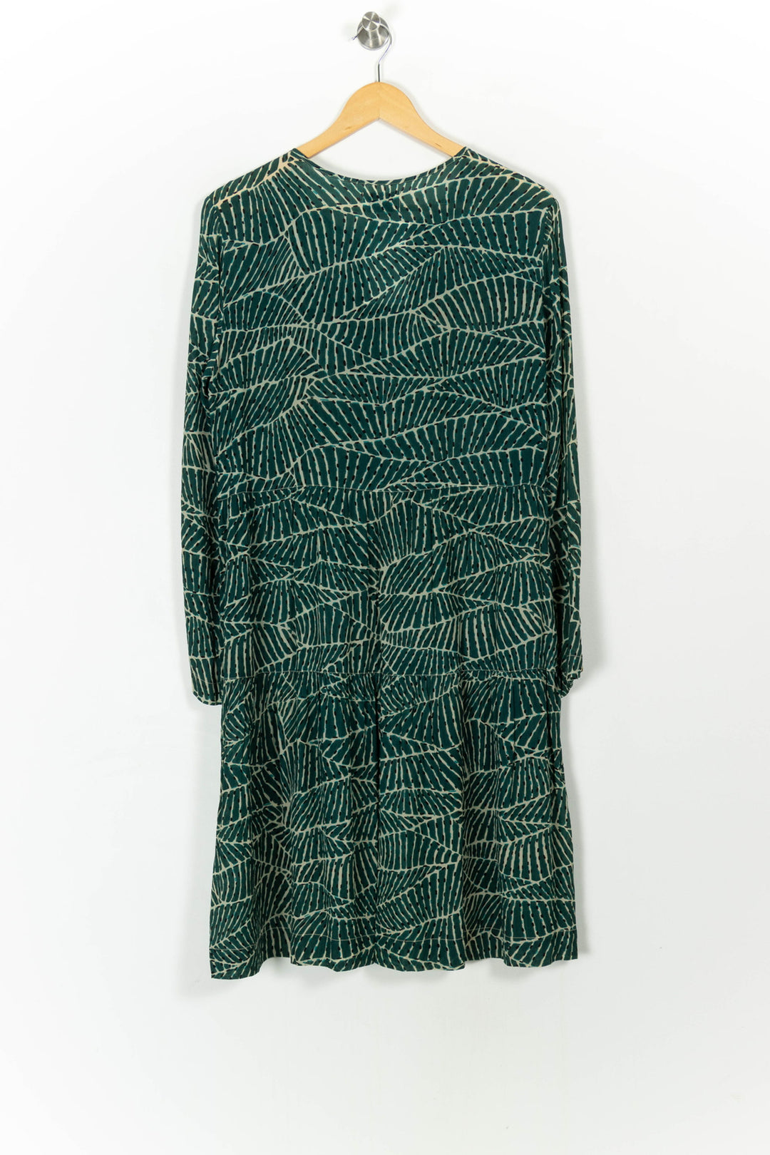 Robe Courte Verte et Blanche - Taille L/40 de la marque Stella Forest | PARAD107801 - Vendu par Paradigme - Image 4