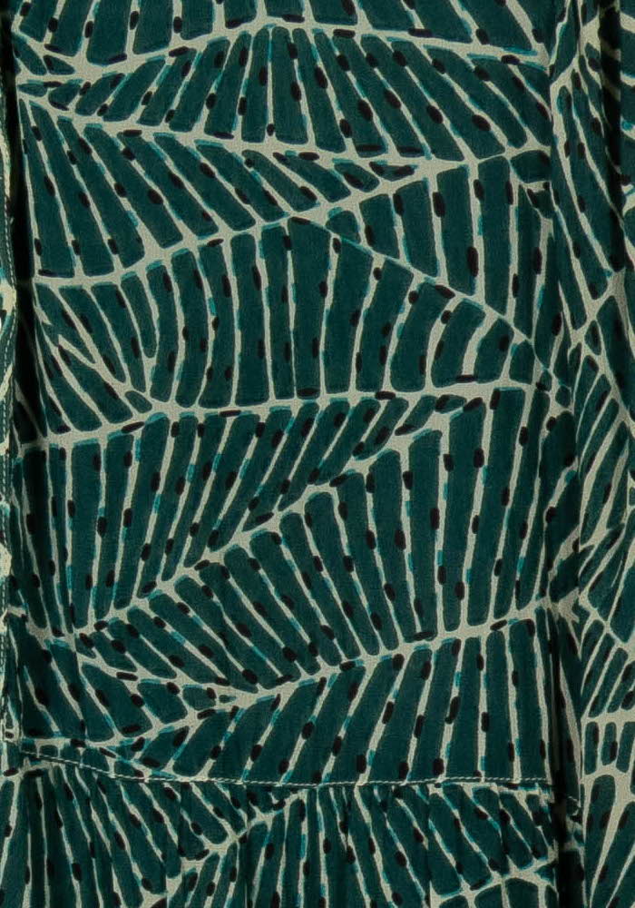 Robe Courte Verte et Blanche - Taille L/40 de la marque Stella Forest | PARAD107801 - Vendu par Paradigme - Image 3