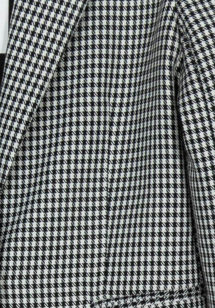 Veste Tailleur Noire et Blanche - Taille M/38 de la marque Maje | PARAD107802 - Vendu par Paradigme - Image 3