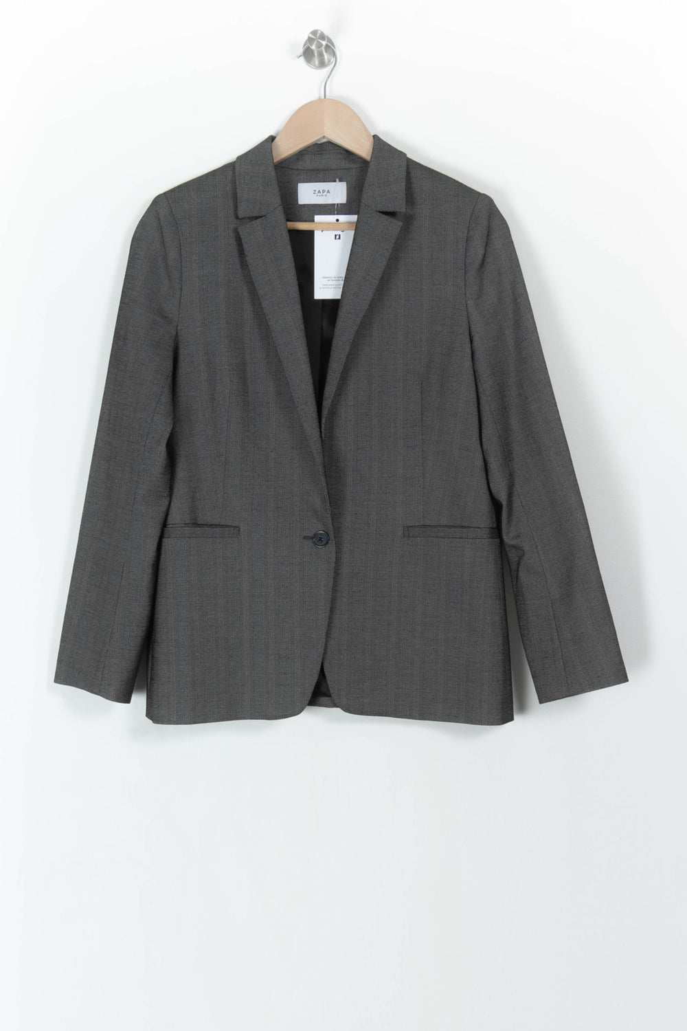 Veste Grise - Taille M/38 de la marque ZAPA | PARAD107803 - Vendu par Paradigme - Image 2