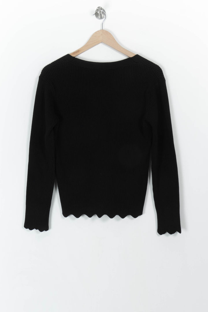 Cardigan Noir - Taille M/38 de la marque Maison Montagut | PARAD107809 - Vendu par Paradigme - Image 4