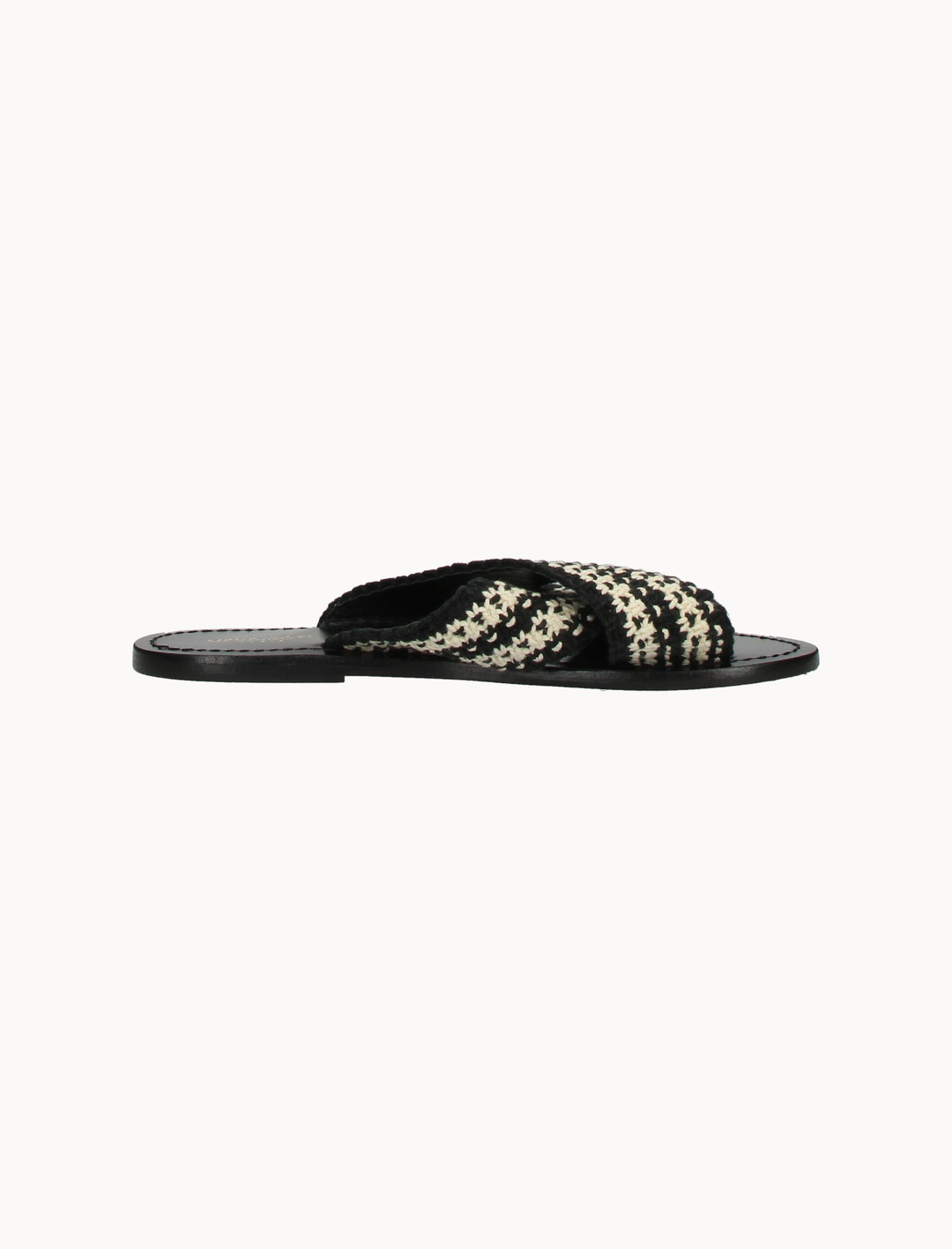 Mule Noire et Beige - Taille S/36 de la marque Petite Mendigote | PARAD107812 - Vendu par Paradigme - Image 1