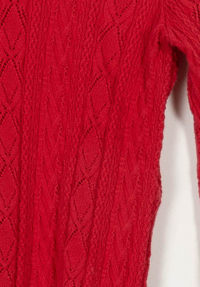 Cardigan Rouge - Taille S/36 de la marque Sézane | PARAD107816 - Vendu par Paradigme - Image 3