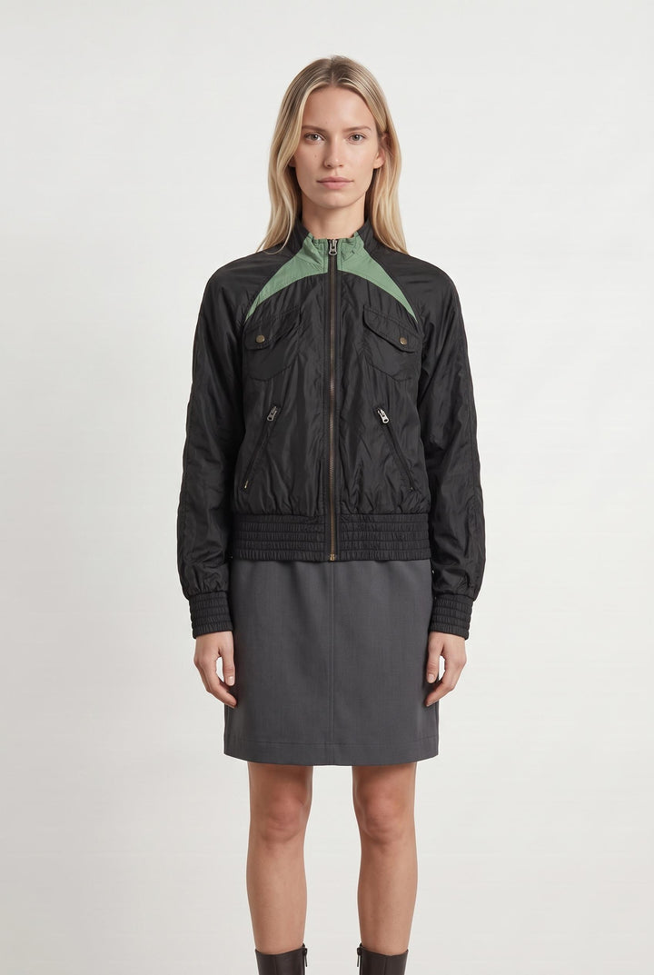 Blouson Noir et Vert - Taille S/36 de la marque Replay | PARAD107825 - Vendu par Paradigme - Image 1