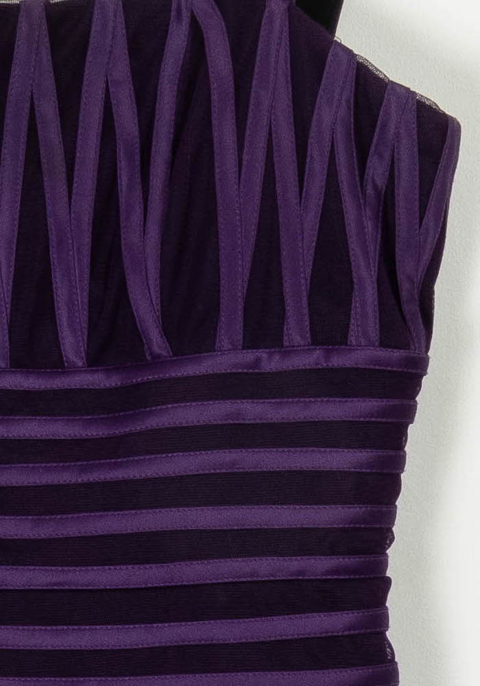 Robe Courte Violette - Taille M/38 de la marque Derhy | PARAD107828 - Vendu par Paradigme - Image 3