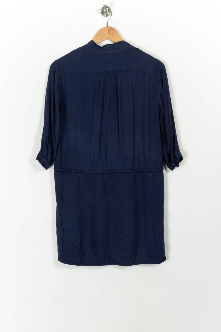 Robe Cache-Cœur Bleue - Taille S/36 de la marque Grace & Mila | PARAD107831 - Vendu par Paradigme - Image 4
