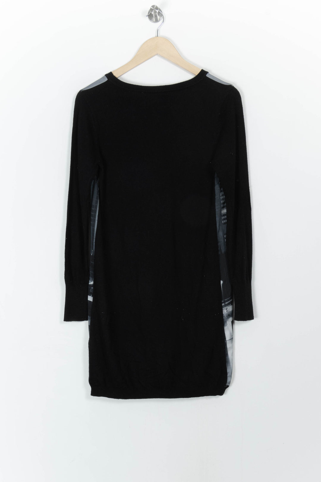 Robe Courte Noire et Grise - Taille S/36 de la marque Derhy | PARAD107832 - Vendu par Paradigme - Image 4