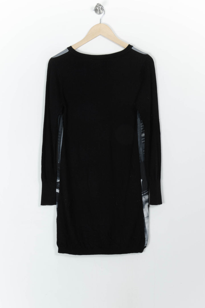 Robe Courte Noire et Grise - Taille S/36 de la marque Derhy | PARAD107832 - Vendu par Paradigme - Image 4