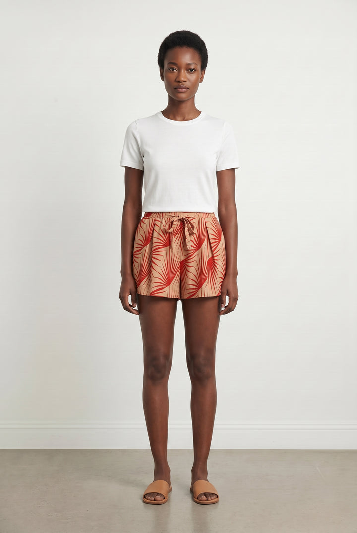 Short Beige et Rouge - Taille S/36 de la marque Grace & Mila | PARAD107833 - Vendu par Paradigme - Image 1