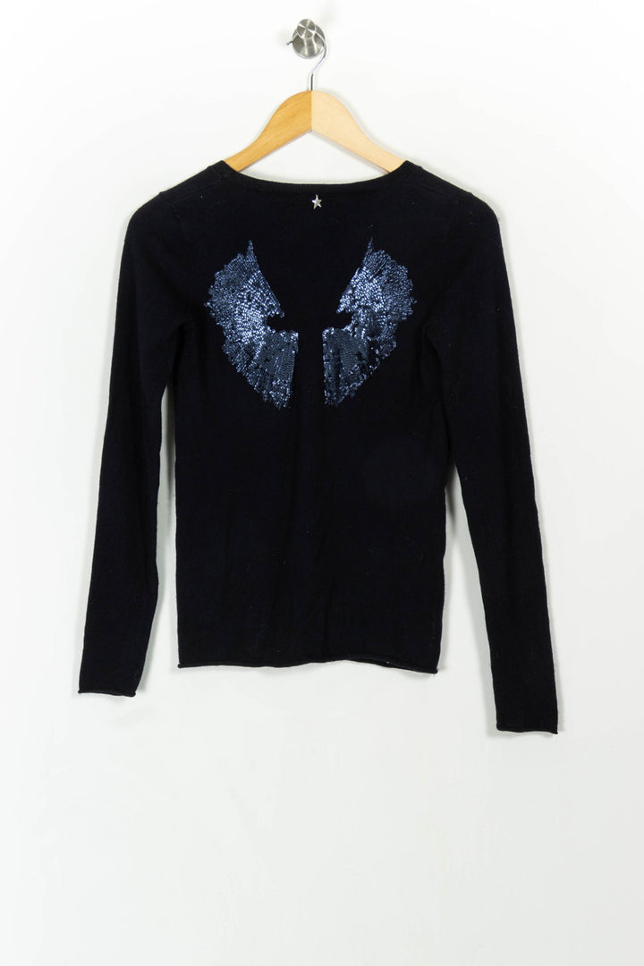Pull Bleu - Taille S/36 de la marque Sud express | PARAD107835 - Vendu par Paradigme - Image 4