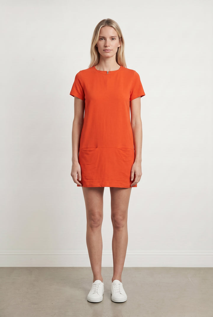 Robe Courte Orange - Taille M/38 de la marque Sessùn | PARAD107836 - Vendu par Paradigme - Image 1